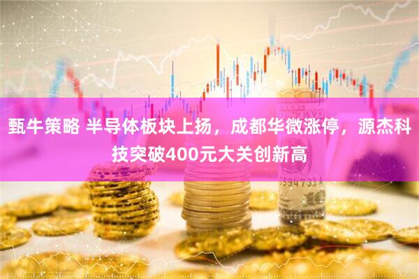 甄牛策略 半导体板块上扬，成都华微涨停，源杰科技突破400元大关创新高